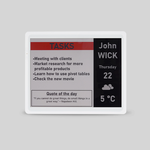 12.5" ELEKTRONİK RAF ETİKETİ